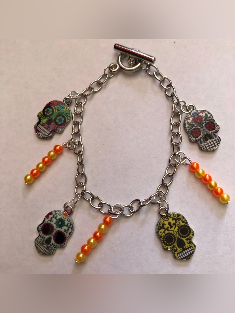 Día De Muertos Skull Calavera Charm Bracelet
SKU582